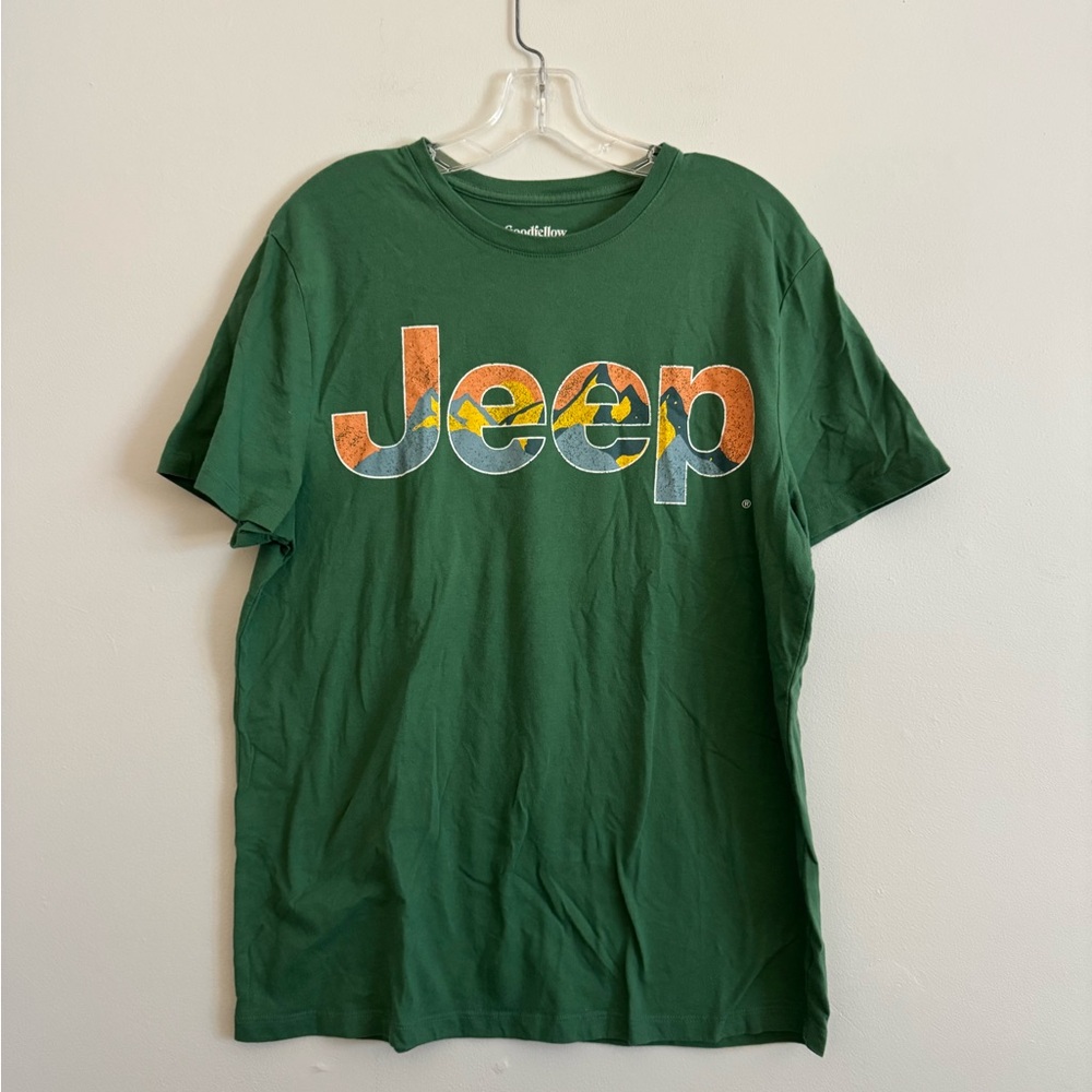 Jeep Forest Green Short Sleeve Tee L